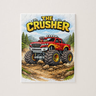 Puzzle de camion monstre pour enfants