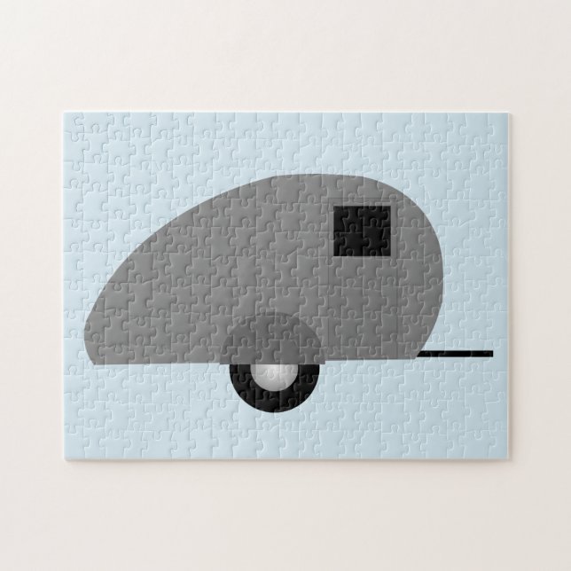 PUZZLE DE CAMIONNETTE DE CAMPER EN FORME DE LARME (Horizontal)