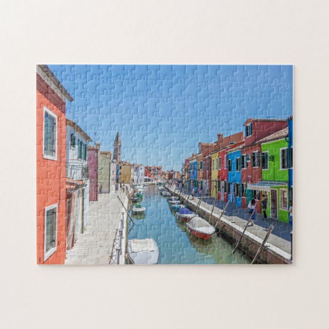 Puzzle de canal de Burano (Horizontal)