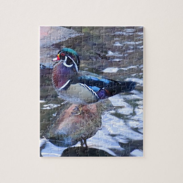Puzzle de canard de bois #3 (Vertical)