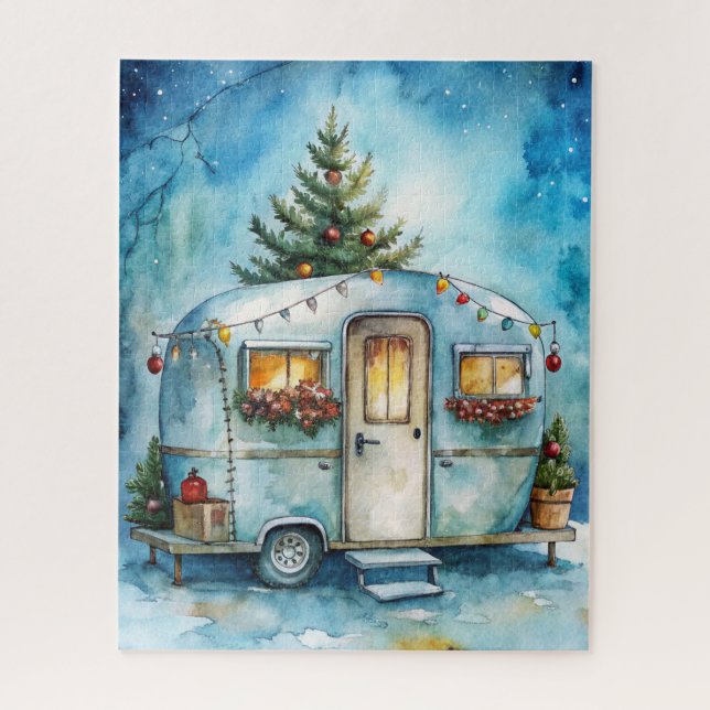Puzzle de caravane de Noël (Vertical)
