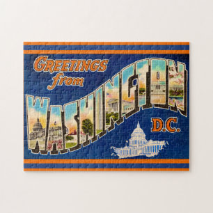 Puzzle de carte postale de Washington DC