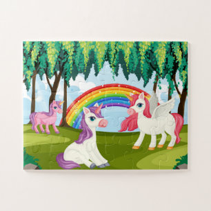 Puzzle de casse-tête Licorne