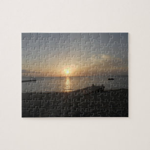 Puzzle de Cave Beach Mo Bay Jamaïque de coucher d