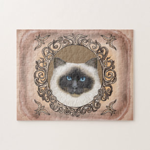 Puzzle de chat Birman orné