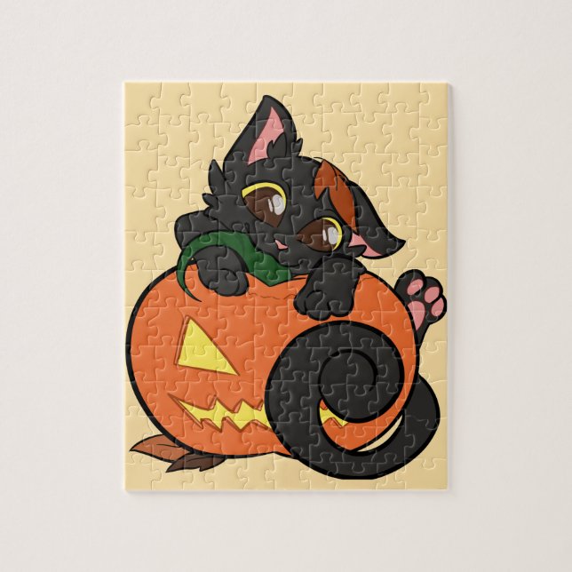 Puzzle de chat de dessin animé (Vertical)