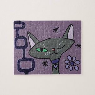 Puzzle de chat moderne du siècle