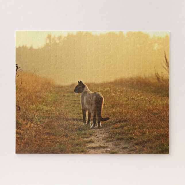 Puzzle de chat siamois (Horizontal)