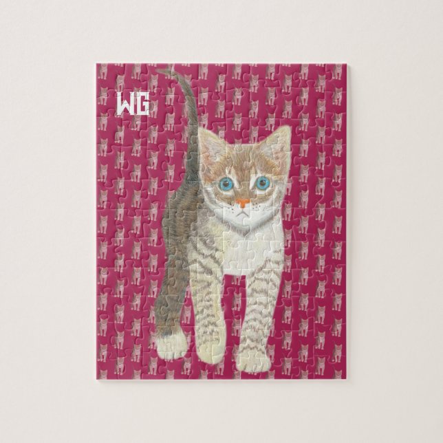 Puzzle de chaton tigré (Vertical)