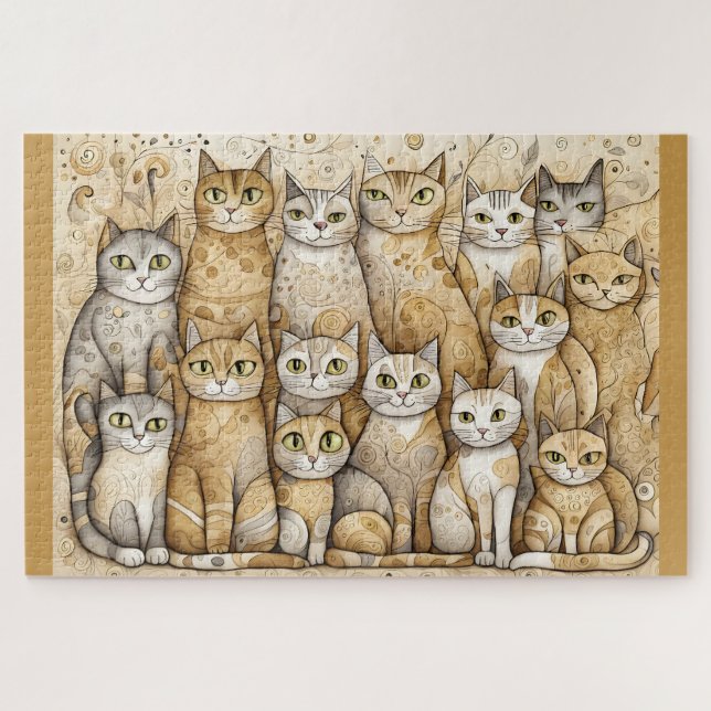 puzzle de chats apaisants (Horizontal)