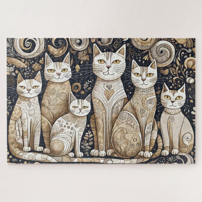 puzzle de chats apaisants (Horizontal)