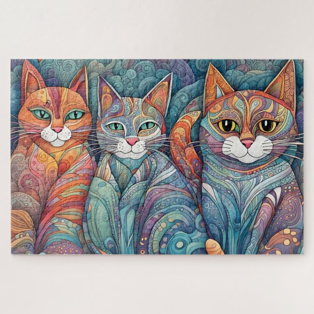puzzle de chats apaisants (Horizontal)