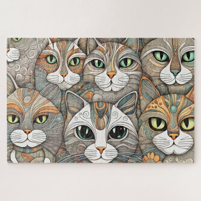 puzzle de chats apaisants (Horizontal)