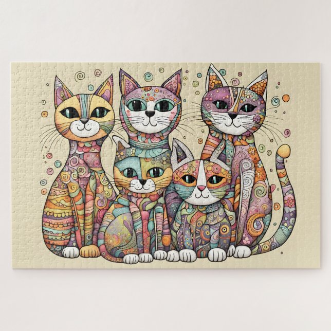 puzzle de chats apaisants (Horizontal)