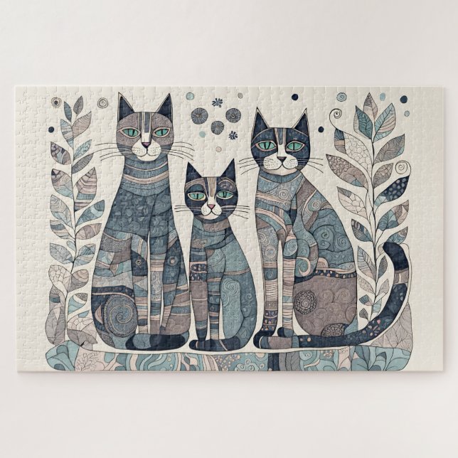 puzzle de chats apaisants (Horizontal)