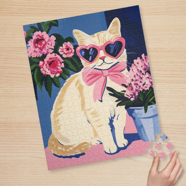 Puzzle de chats Preppy mignon (Créateur téléchargé)