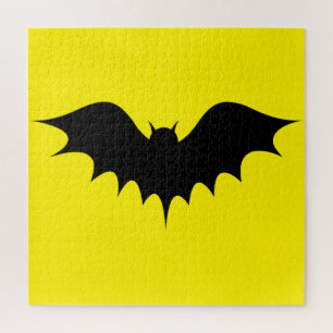 Puzzle de chauve-souris noire, Jaune