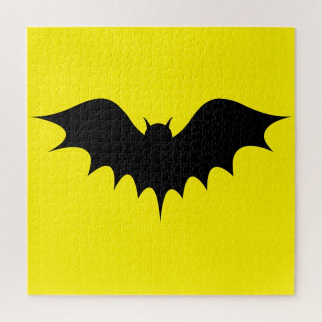 Puzzle de chauve-souris noire, Jaune (Vertical)