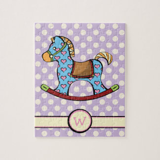 Puzzle de cheval à bascule Delightful Hearts
