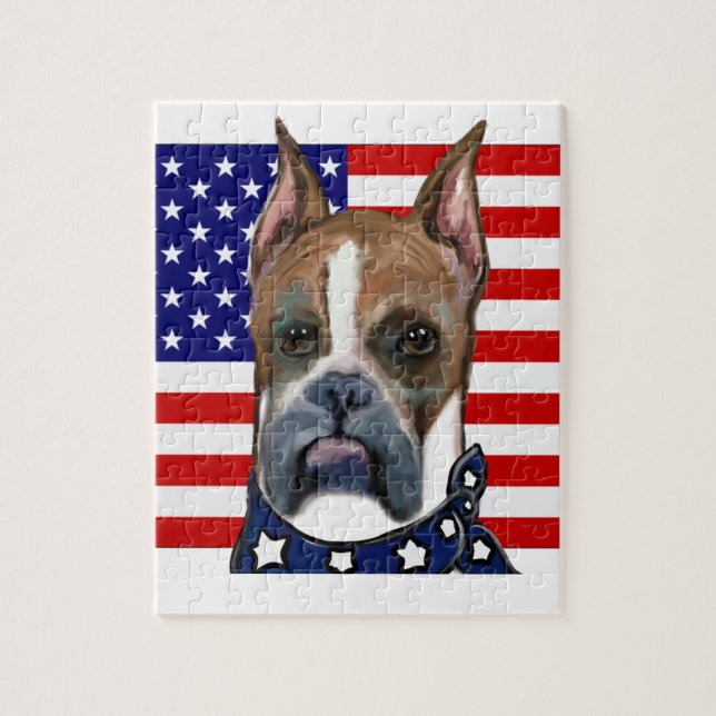 Puzzle de chien boxer (Vertical)
