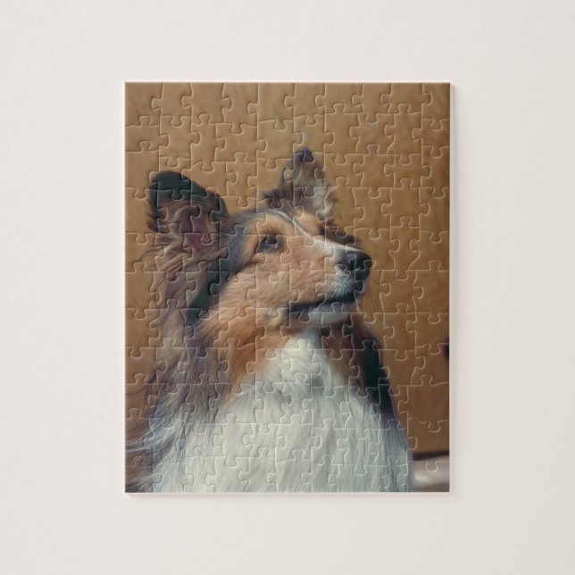 Puzzle de chien de chien de berger de Shetland (Vertical)