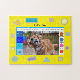 Puzzle de chien éducatif pour rendre vos enfants p