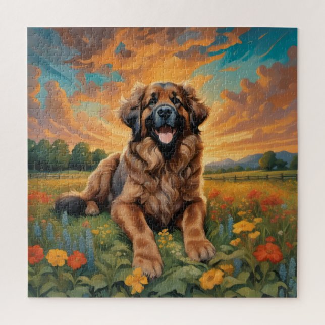 Puzzle de chien Leonberger pour Amoureux des anima (Vertical)