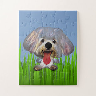 Puzzle de chien maltais pour enfants