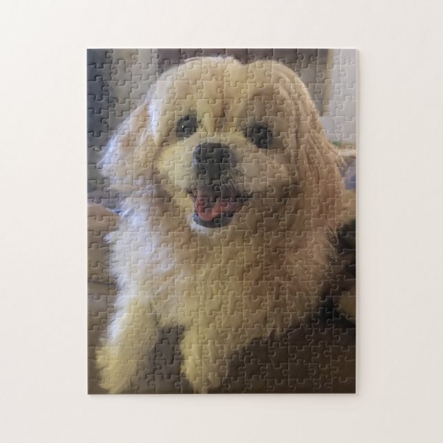 Puzzle de chien Peekapoo (Vertical)
