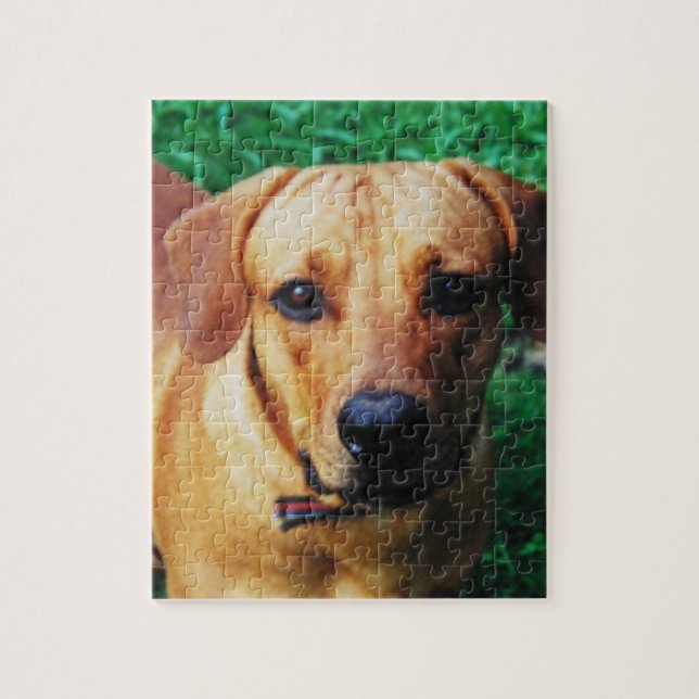 Puzzle de chien personnalisé avec photo (Vertical)