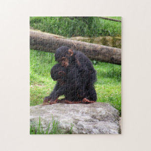 Puzzle de chimpanzé de bébé