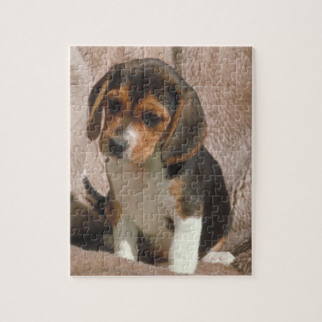 Puzzle de chiot de beagle (Vertical)