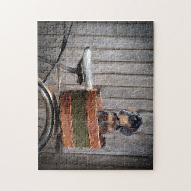 Puzzle de chiot de Doxie (Vertical)