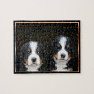 Puzzle de chiots de chien de montagne de Bernese