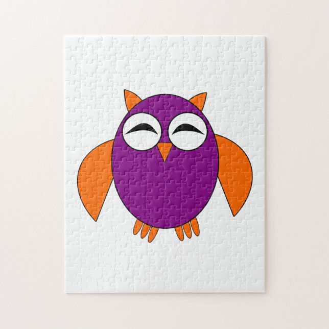 Puzzle de chouette d'Halloween (Vertical)