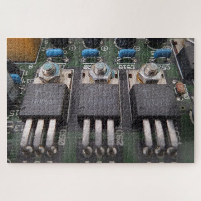 Puzzle de circuit de transistère (Horizontal)