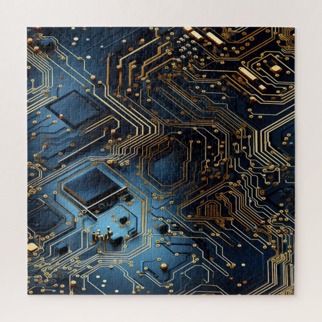 Puzzle de circuits électroniques (Vertical)