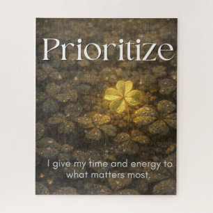 Puzzle de citation inspirante Prioriser