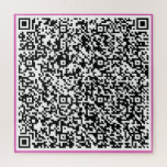 Puzzle de code QR personnalisé Exemple Votre cadea<br><div class="desc">Conception personnalisée Votre propre puzzle Exemple avec QR Code Scan Info avec votre unique message surprise / Information avec QR Code Scan Info - Image / ou ajouter votre logo - Photo / Texte / plus - Redimensionner et déplacer ou supprimer / Ajouter des éléments - Image / texte avec...</div>