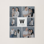 Puzzle de collage de photos couleur modifiable de<br><div class="desc">Les cadeaux photo font les meilleurs cadeaux ! Facile à personnaliser avec votre texte et/ou photo(s) pour un look personnalisé. Conçu par Berry Berry Sweet. Voir d'autres designs sur www.berryberrysweet.com</div>