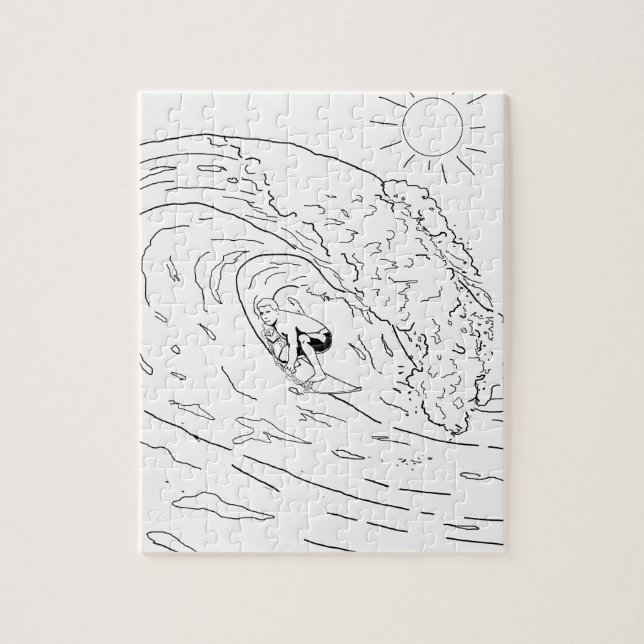 Puzzle de coloriage pour adultes (Vertical)