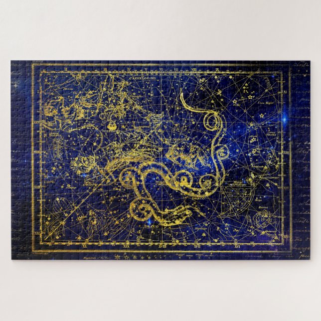 puzzle de constellation de dragon (Horizontal)
