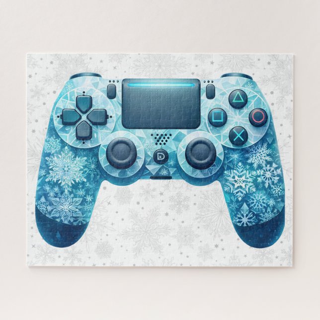 Puzzle de contrôleur de jeu d'hiver (Horizontal)