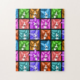 Puzzle de corgi d'art de bruit