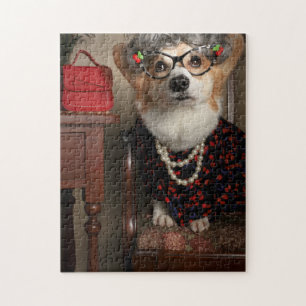 Puzzle de corgi de tante Gussy