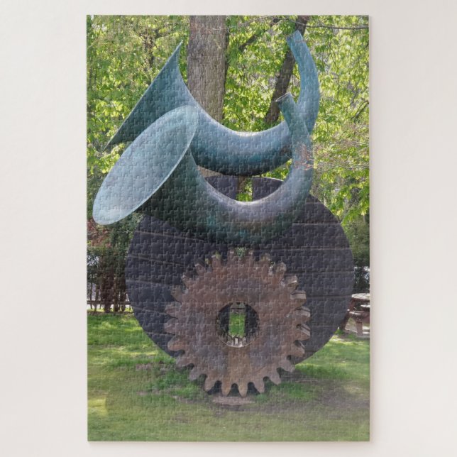 Puzzle de cornes et d'engrenages (Vertical)