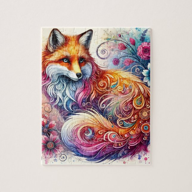 Puzzle de couleur aquarelle (Vertical)
