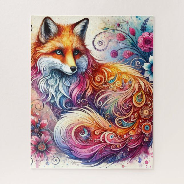 Puzzle de couleur aquarelle (Vertical)