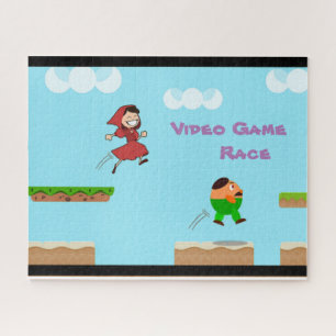 Puzzle de course de jeu vidéo