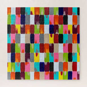 Puzzle de courtepoint moderne 20 x 20